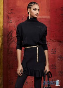 Modisches Strickkleid 2020