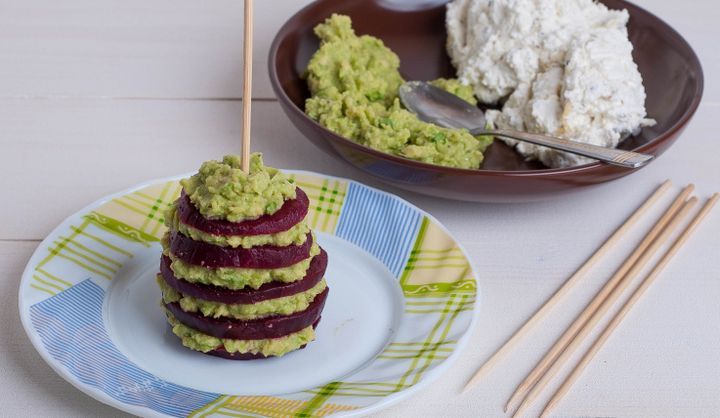 Schritt für Schritt kochen Snacks Weihnachtsbäume