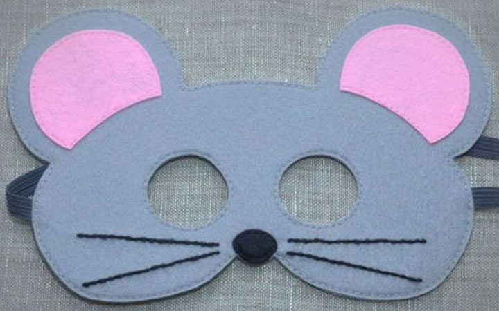 Neujahrsmausmaske für 2020