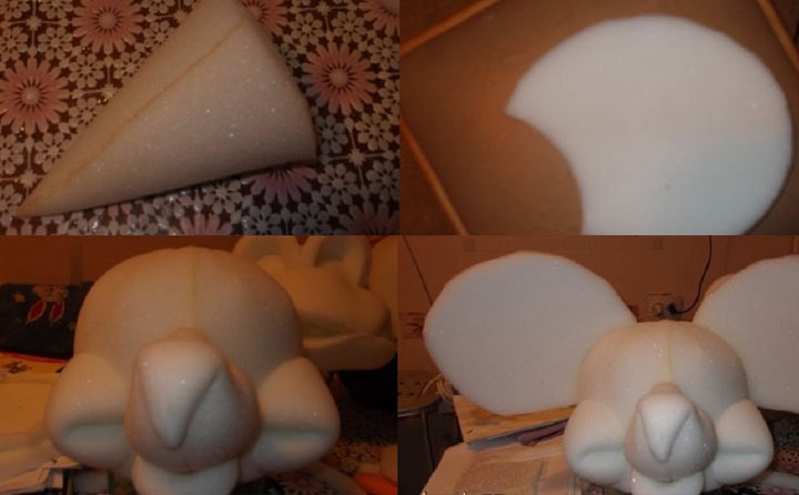 Moosgummi-Weihnachtsmaske zum Selbermachen für 2020