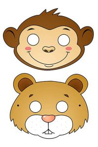 Neujahrsmaske 2020 für das Kinderblatt 4