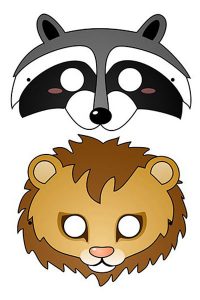 Neujahrsmaske 2020 für das Kinderblatt 7