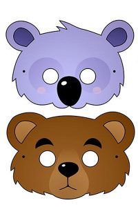 Neujahrsmaske 2020 für das Kinderblatt 8