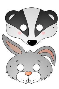 Neujahrsmaske 2020 für das Kinderblatt 9