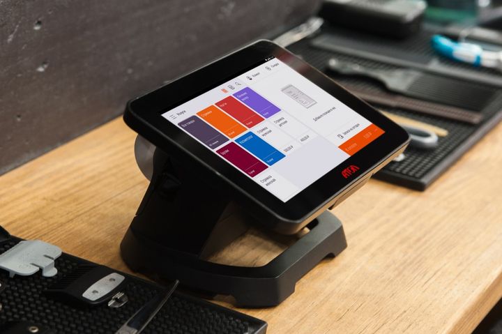 Online-Kasse im Laden