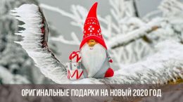 Originelle Geschenke für das neue Jahr 2020
