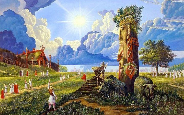 Neujahr im slawischen Kalender