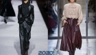 Ledersachen Modeschauen Herbst-Winter 2019-2020