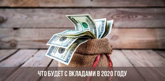 Was passiert mit den Einlagen im Jahr 2020?