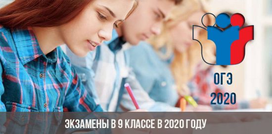 Prüfungen der 9. Klasse im Jahr 2020