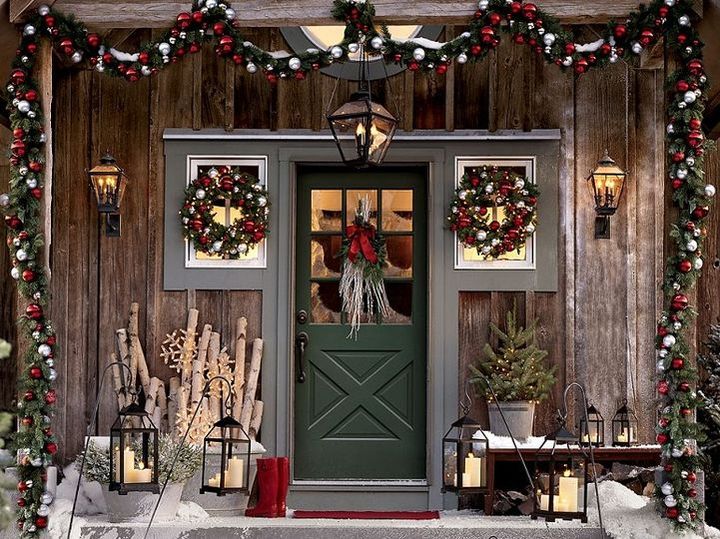 Dekoration des neuen Jahres nach Hause