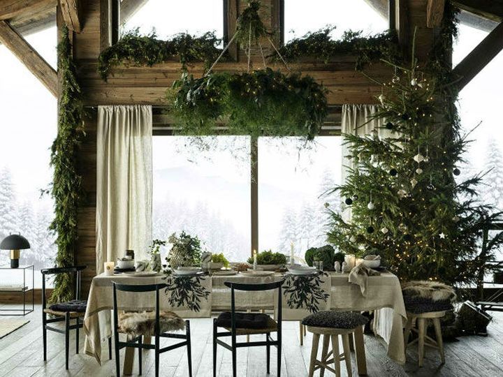 Dekoration des neuen Jahres nach Hause