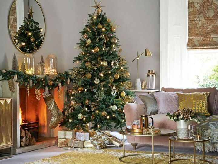 Dekoration des neuen Jahres nach Hause