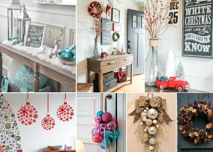 Dekoration des neuen Jahres nach Hause