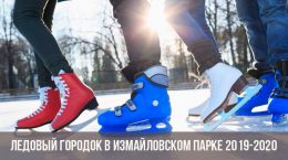 Eisbahn in Izmailovsky-Park