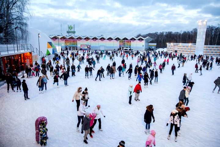 Eisbahn in Sokolniki