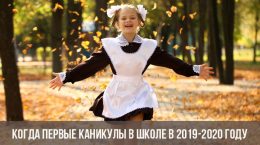 Wann waren die ersten Schulferien 2019-2020?