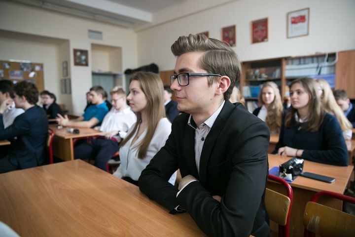 Schulkinder bei den Olympischen Spielen