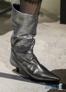 Silberne Stiefel Herbst-Winter 2019-2020
