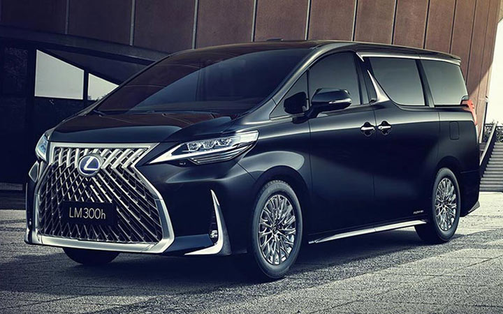 Neue Autos im Jahr 2020 Minivan Lexus LM