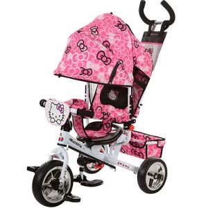 Fahrrad - ein Geschenk für das Mädchen für das neue Jahr 2020