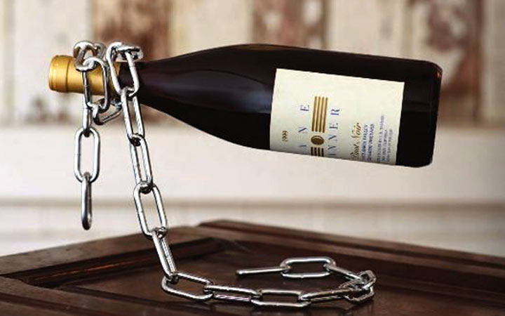 Neujahrsgeschenk 2020 - Flaschenständer