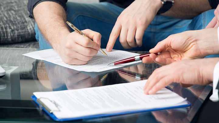 Dokumente ausfüllen