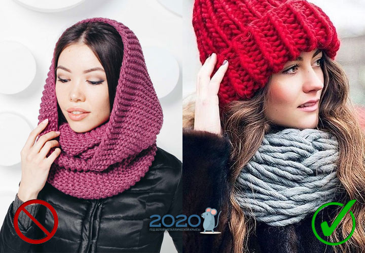 Snood - Antitrend der Saison Herbst-Winter 2019-2020
