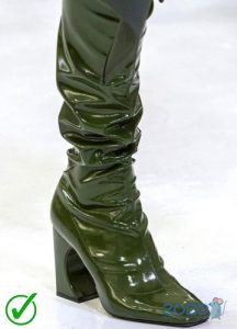 Modische Lackstiefel Akkordeon Herbst-Winter 2019-2020