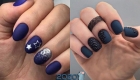 Matte Nägel Wintertrend 2019-2020