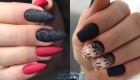 Modisches mattes Nageldesign Winter 2019-2020