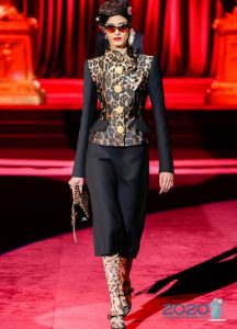 Zoologischer Druck von Dolce Gabbanna Herbst-Winter 2019-2020