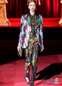 Dolce Gabbanna Herbst-Winter 2019-2020 Modebrokat
