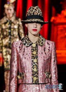 Dolce Gabcanna Leopard Hat Herbst-Winter 2019-2020