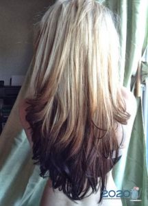 Ombre mit dunklen Tipps für 2020