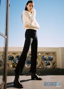 Modische schwarze Jeans Herbst-Winter 2019-2020