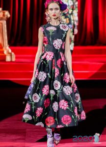 Puffy Kleid Dolce & Gabbana Herbst-Winter 2019-2020