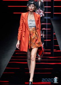 Flauschiger Minirock Herbst-Winter 2019-2020