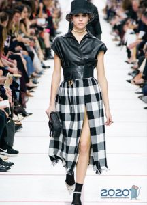 Dior Herbst Winter 2019-2020 Schlitzrock