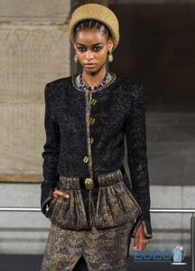 Schwarze Jacke Chanel Herbst-Winter 2019-2020