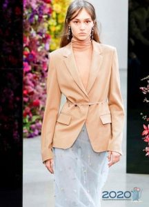 Beige Jacke Herbst-Winter 2019-2020