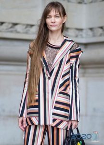 Gestreifte Jacke Herbst-Winter 2019-2020