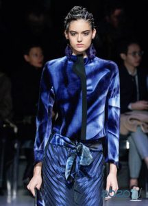 Jacke mit abstraktem Print Herbst-Winter 2019-2020