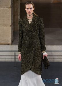 Chanel lange Jacke Herbst-Winter 2019-2020