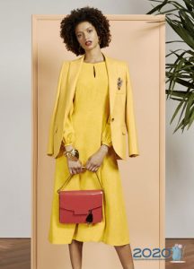 Gelbe Jacke Herbst-Winter 2019-2020