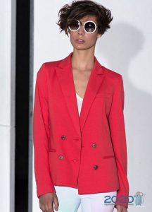 Rosa Jacke Herbst-Winter 2019-2020