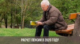 Rentenberechnung im Jahr 2020