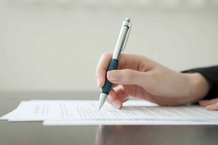 Dokumente ausfüllen