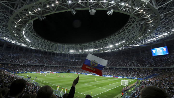 Fußballmannschaft Stadion