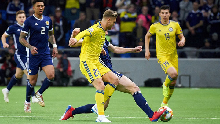 Spiel der Fußballmannschaften